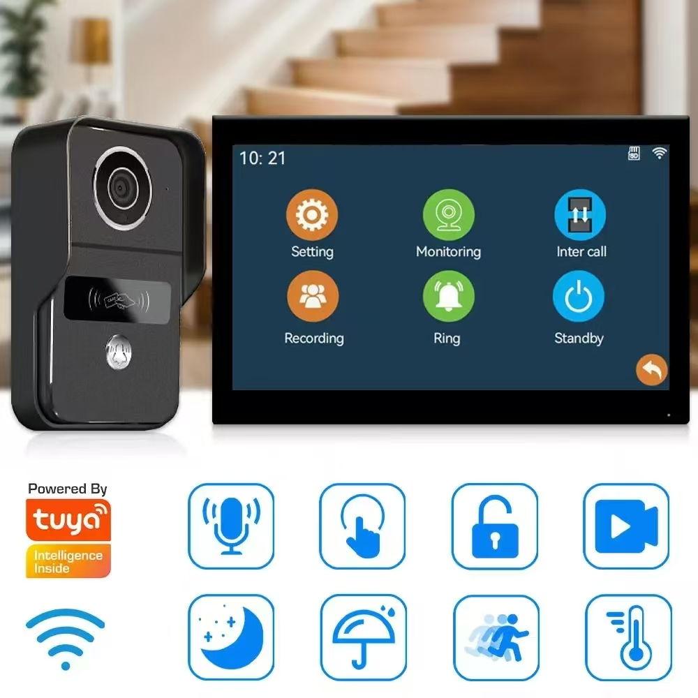 Wifi Doorbell Camera - 7-calowy ekran IPS 2MP Tuya APP