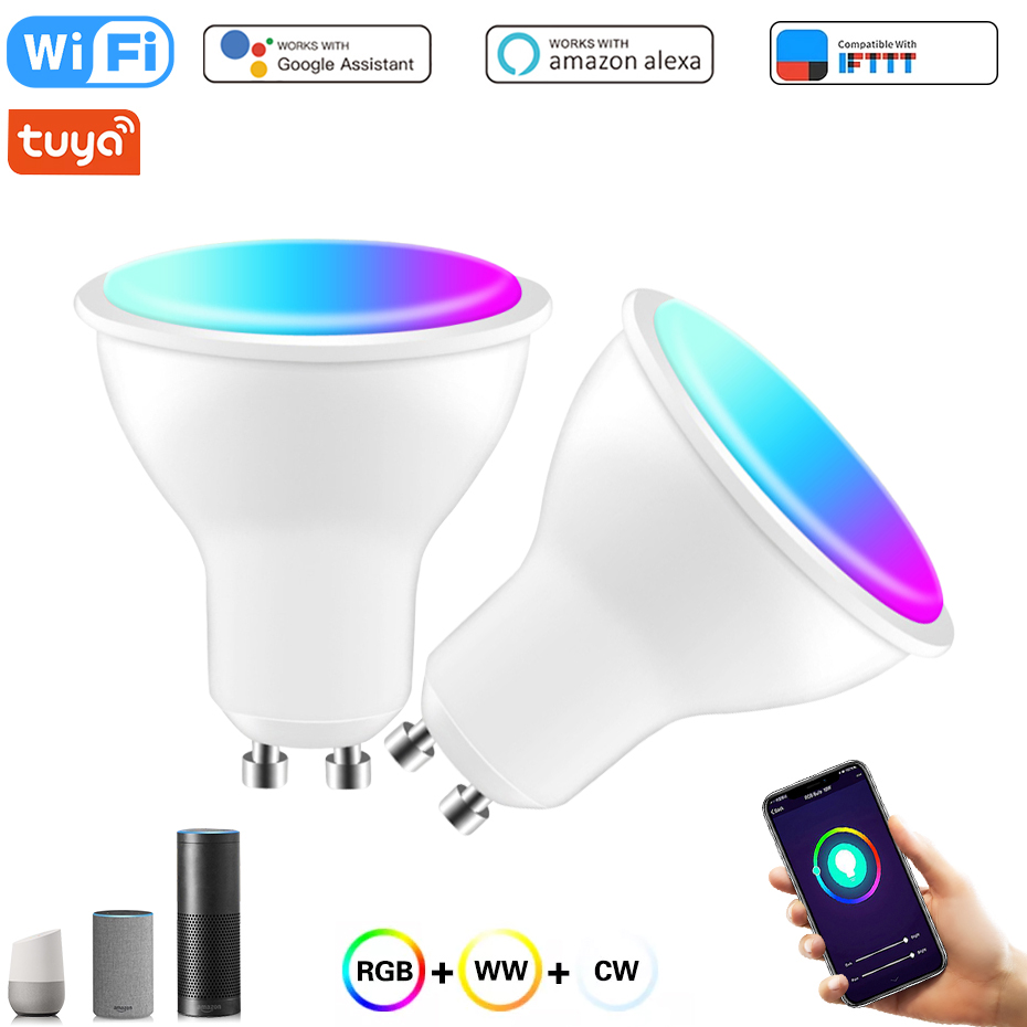 Smart Home Yellow - Żarówka LED GU10 Inteligentna lampa Wi-Fi
