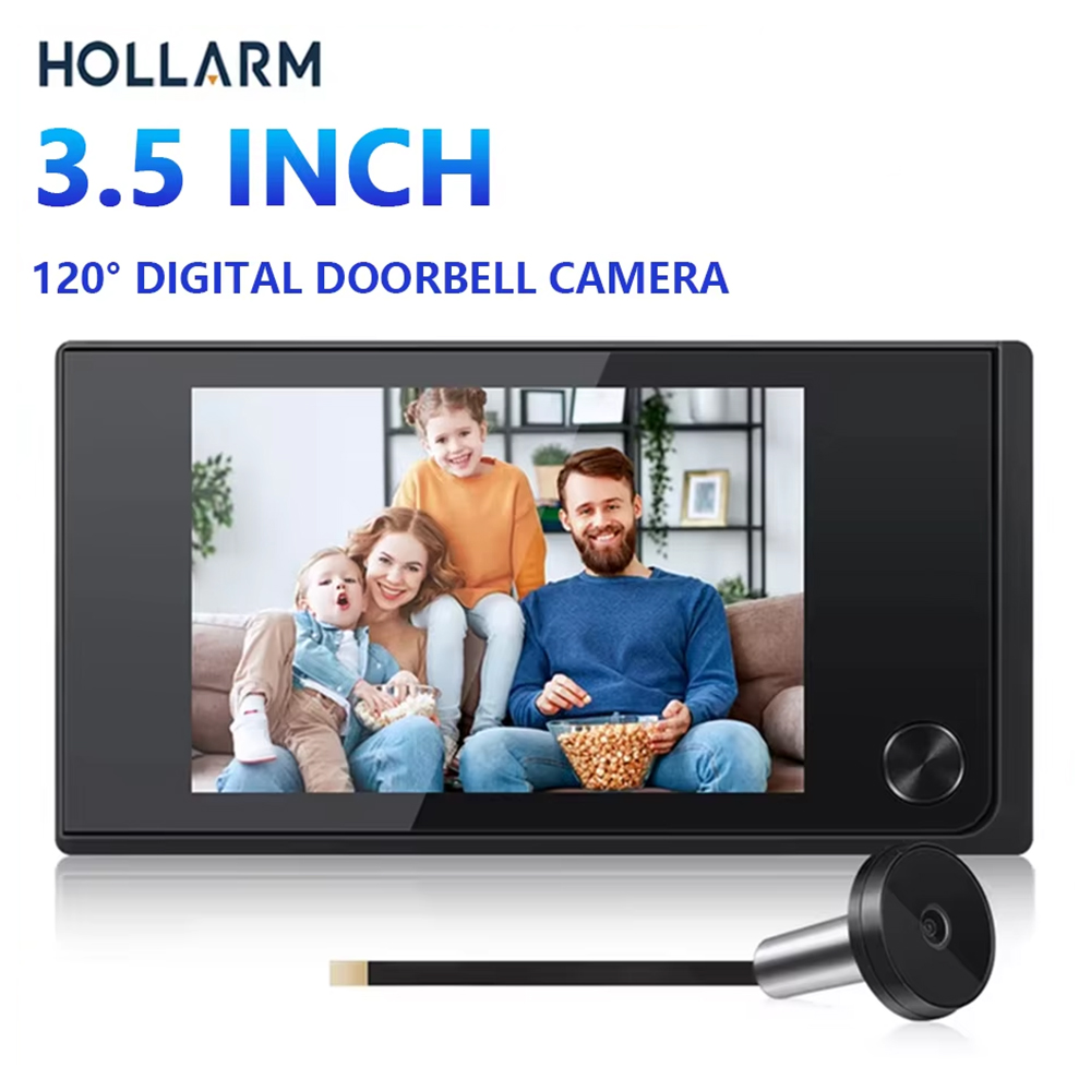 Smart Home Battery Camera - Hollarm 3,5-calowa bezprzewodowa kamera dzwonkowa 120