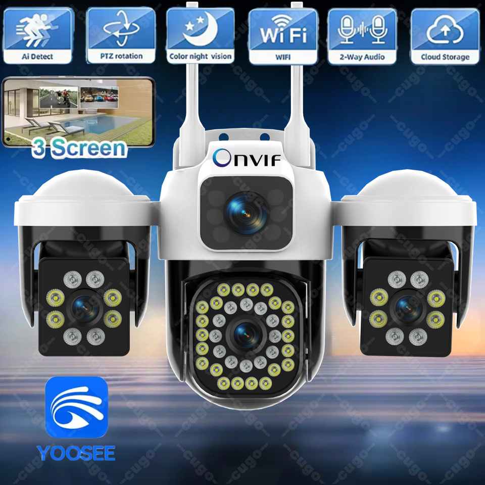 Smart Home Kamera - Zewnętrzna kamera IP WiFi 15MP 8K