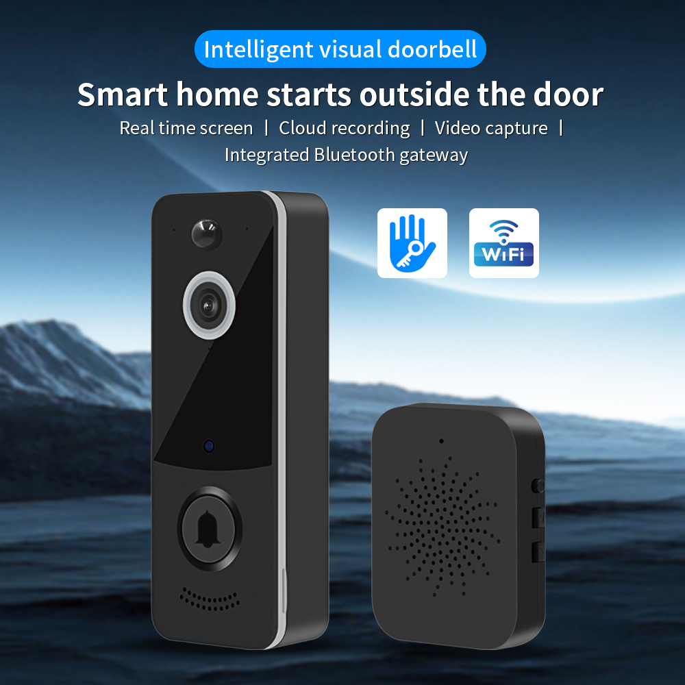 Smart Home Battery Camera - Dzwonek do drzwi z kamerą 1080P,