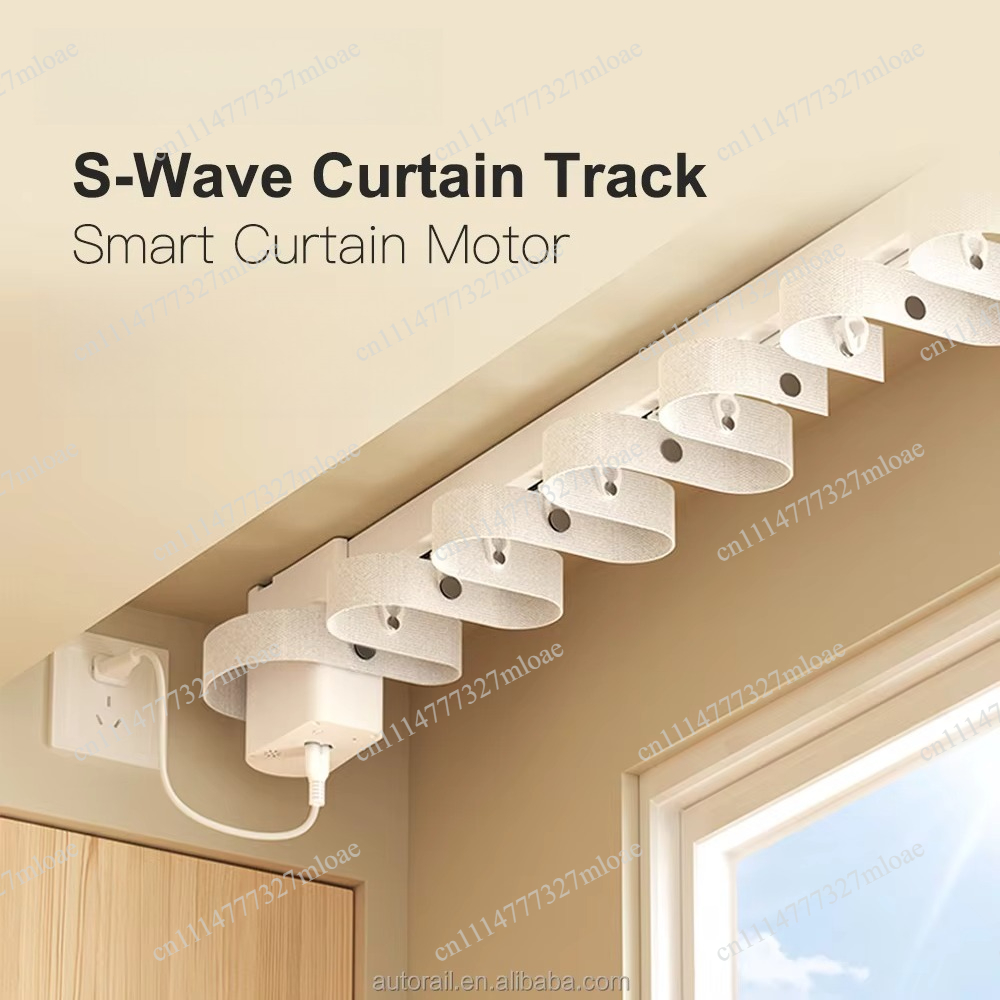 Curtain Motor - Kompletna ukryta szyna do zasłon z