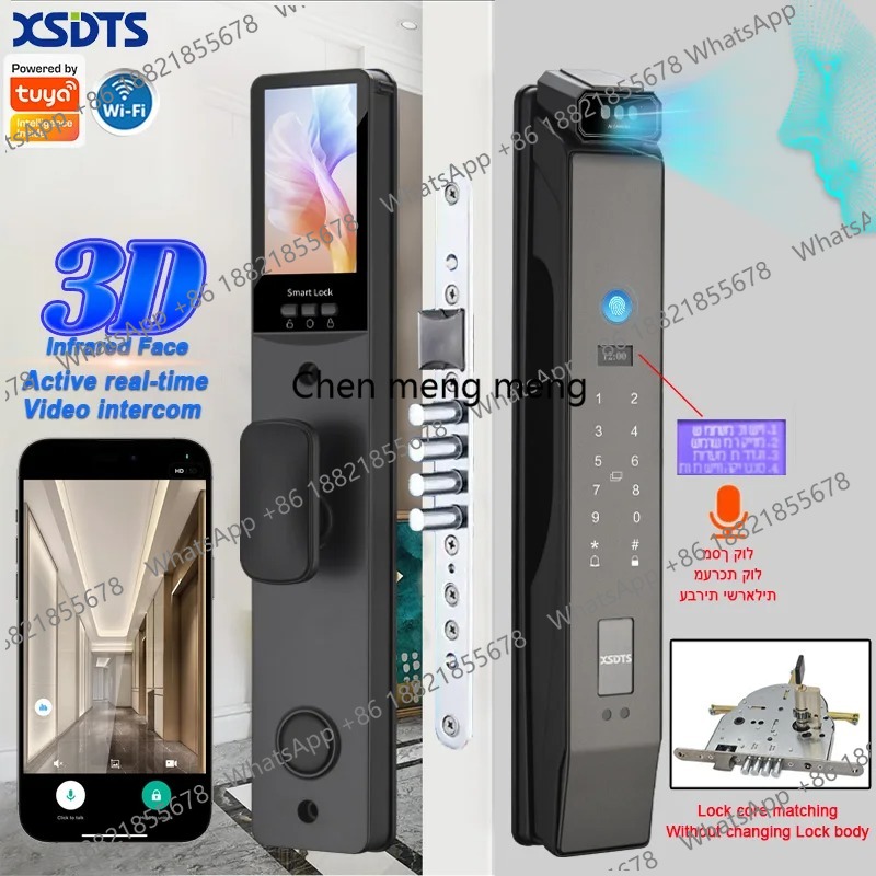 Wifi Doorbell Camera - Inteligentny zamek do drzwi z interkomem