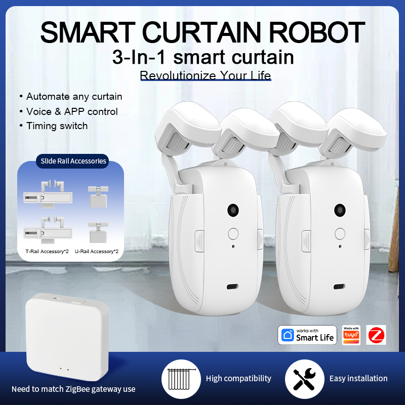 Curtain Motor - Inteligentny elektryczny silnik do zasłon ZigBee