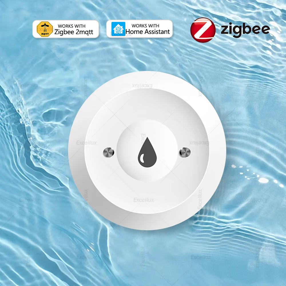 Smart Home Setup - Detektor wody Zigbee czujnik wycieku Alarm