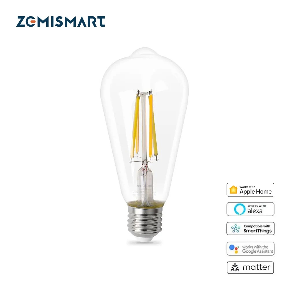 Smart Home Yellow - Zemismart Matter WiFi inteligentna żarówka Led