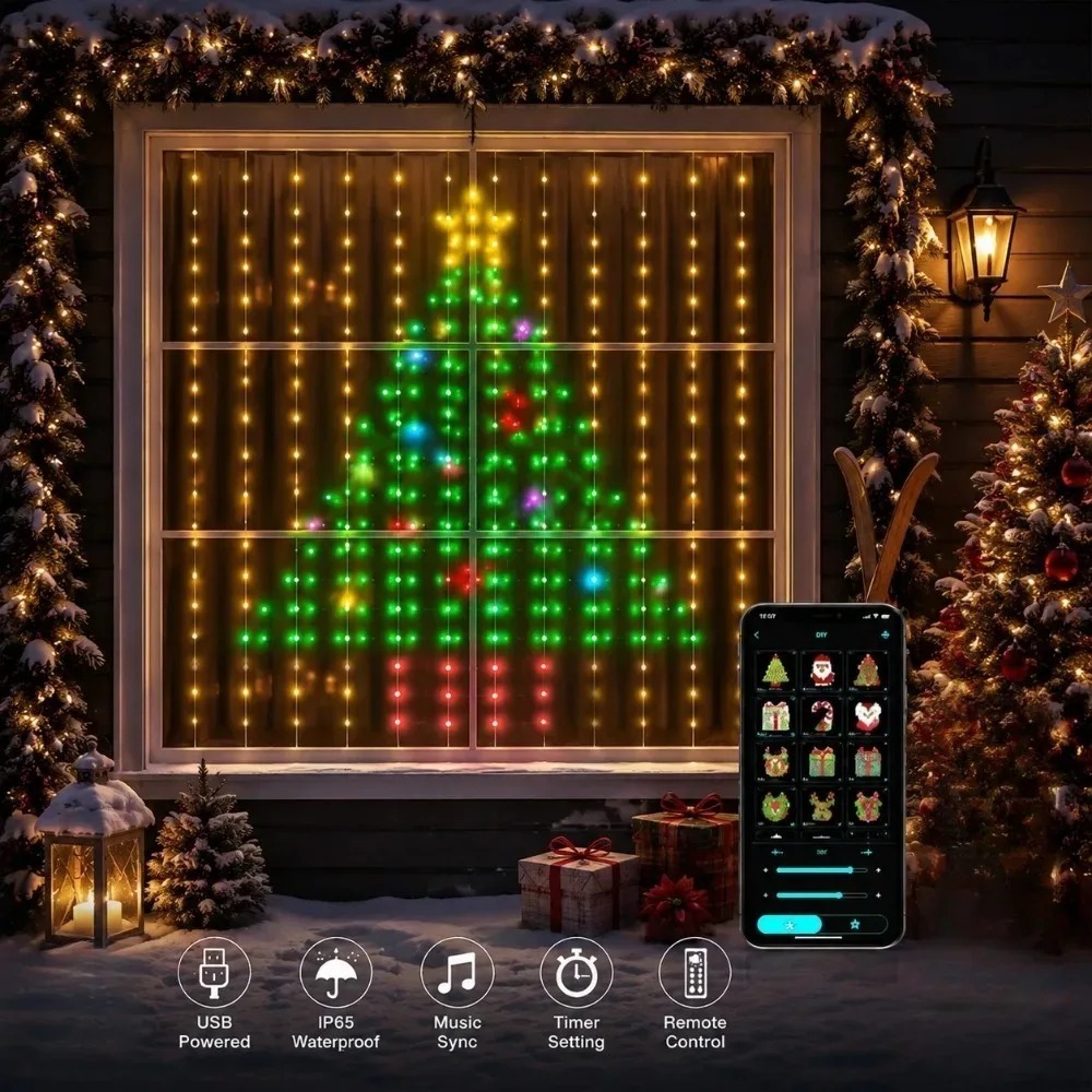 Smart Home Controller - Świetlna Kurtyna LED Pixel z Sterowaniem