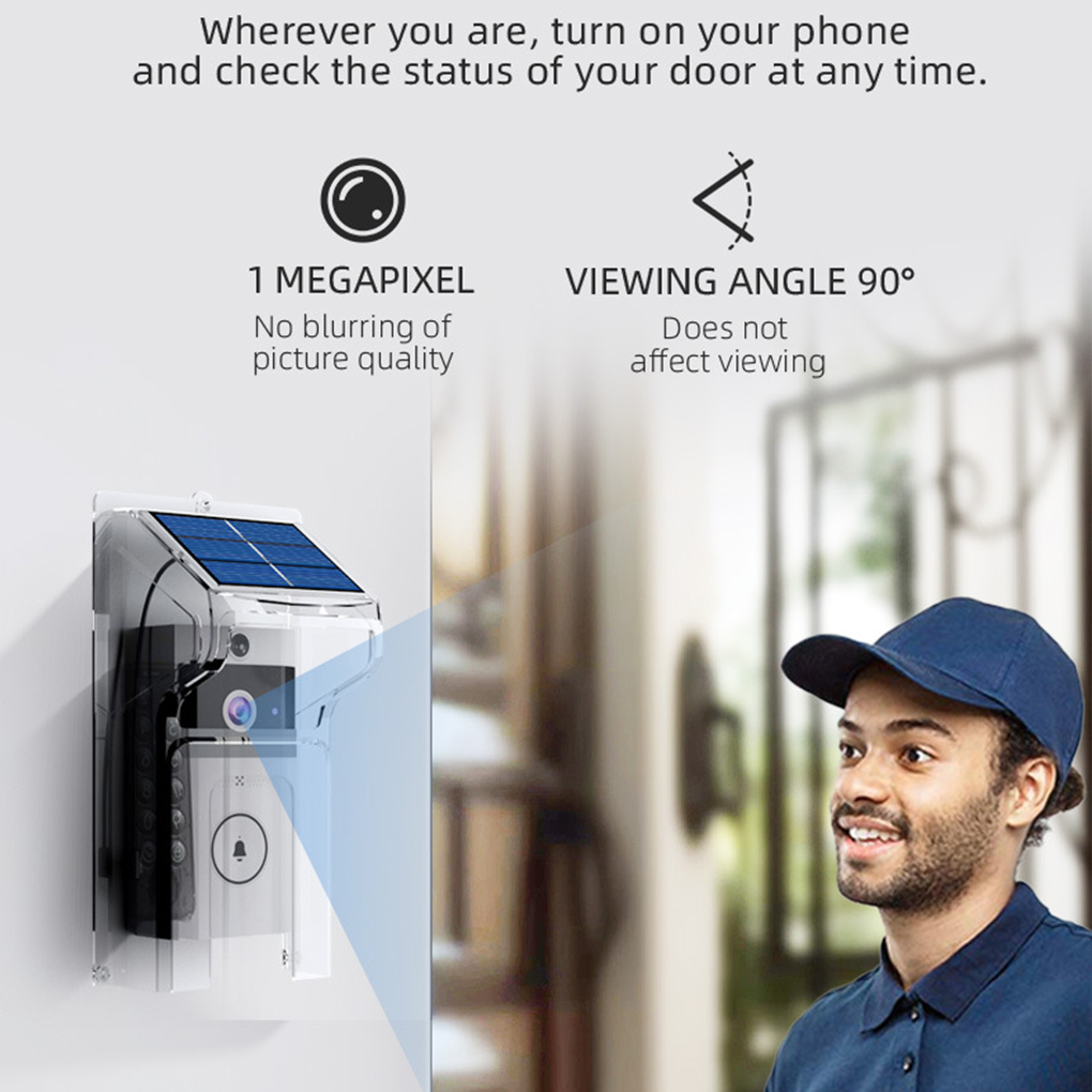 Smart Home Battery Camera - Wifivisual dzwonek do drzwi kamera bezprzewodowe