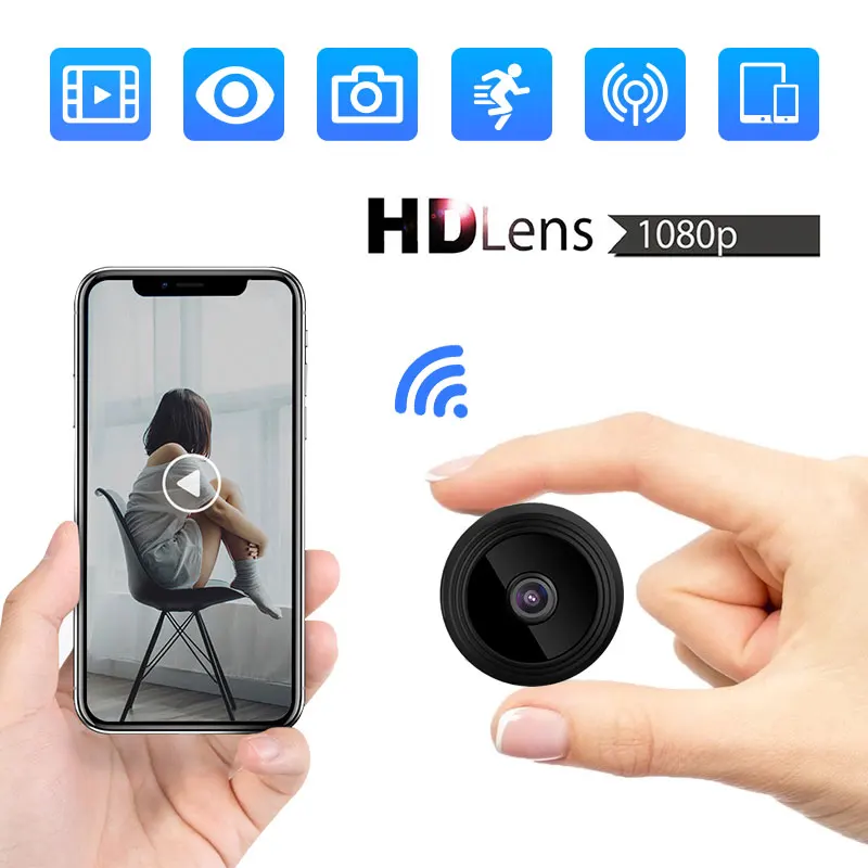 Smart Home Kamera - Mini Kamera Wifi Cyfrowa Kamera Ukryta