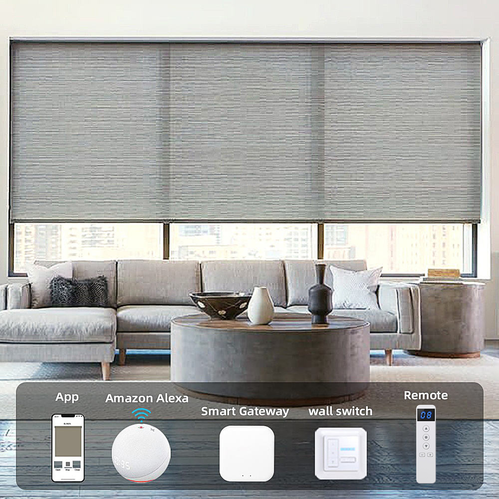 Smart Home Blinds - Elektryczne rolety z napędem, ładowalne, sterowane