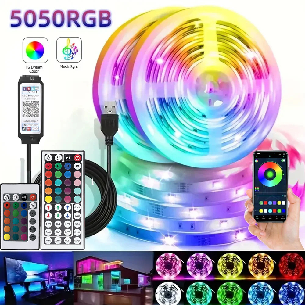 Smart Home Setup - Inteligentna taśma LED RGB do gier,