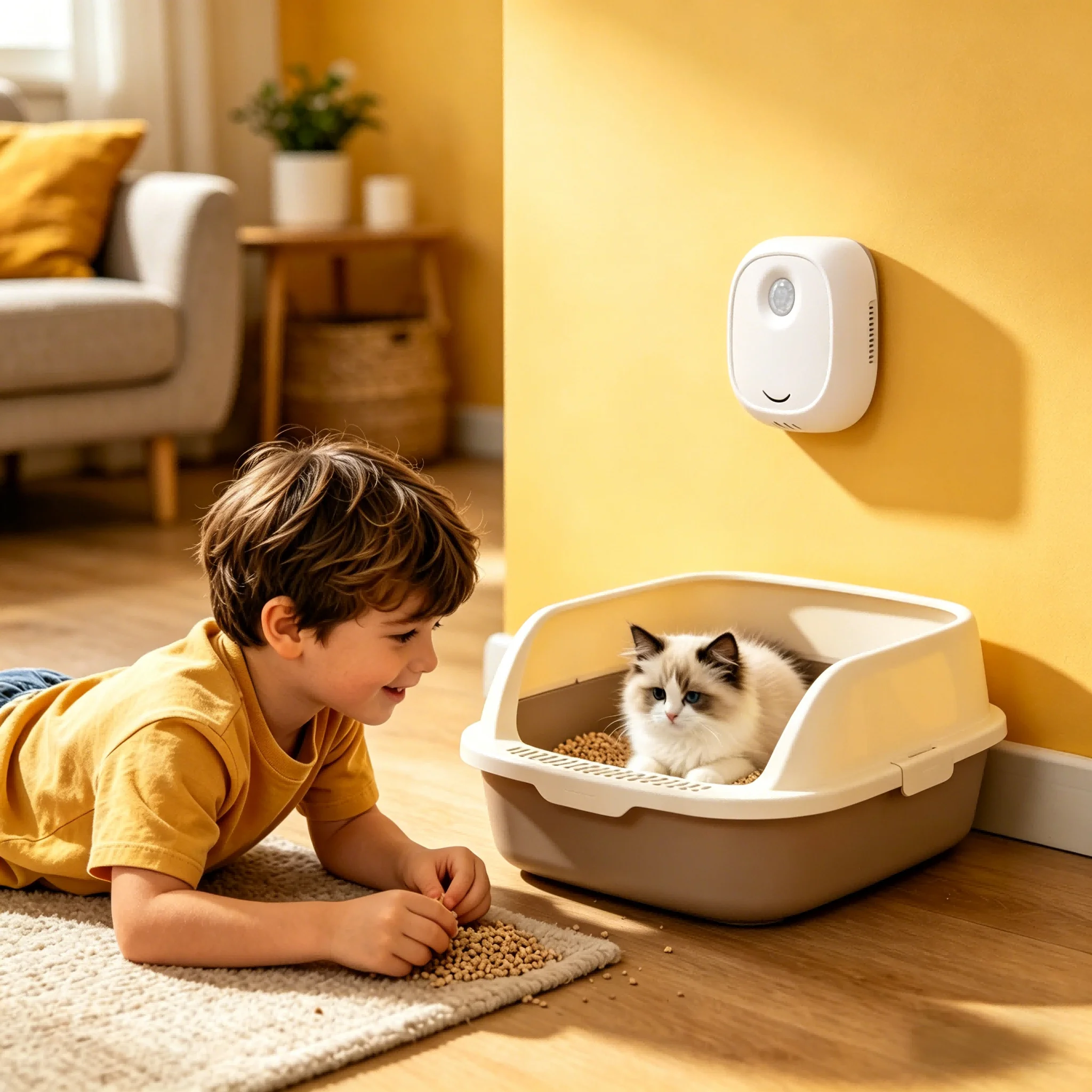 Smart Air Purifier - Inteligentny oczyszczacz powietrza z jonami ujemnymi