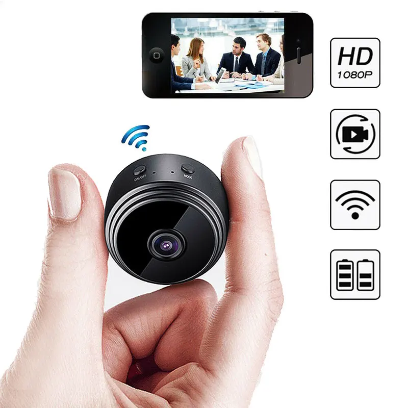 Smart Home Kamera - HD 1080P Mini cyfrowa kamera Wi-Fi