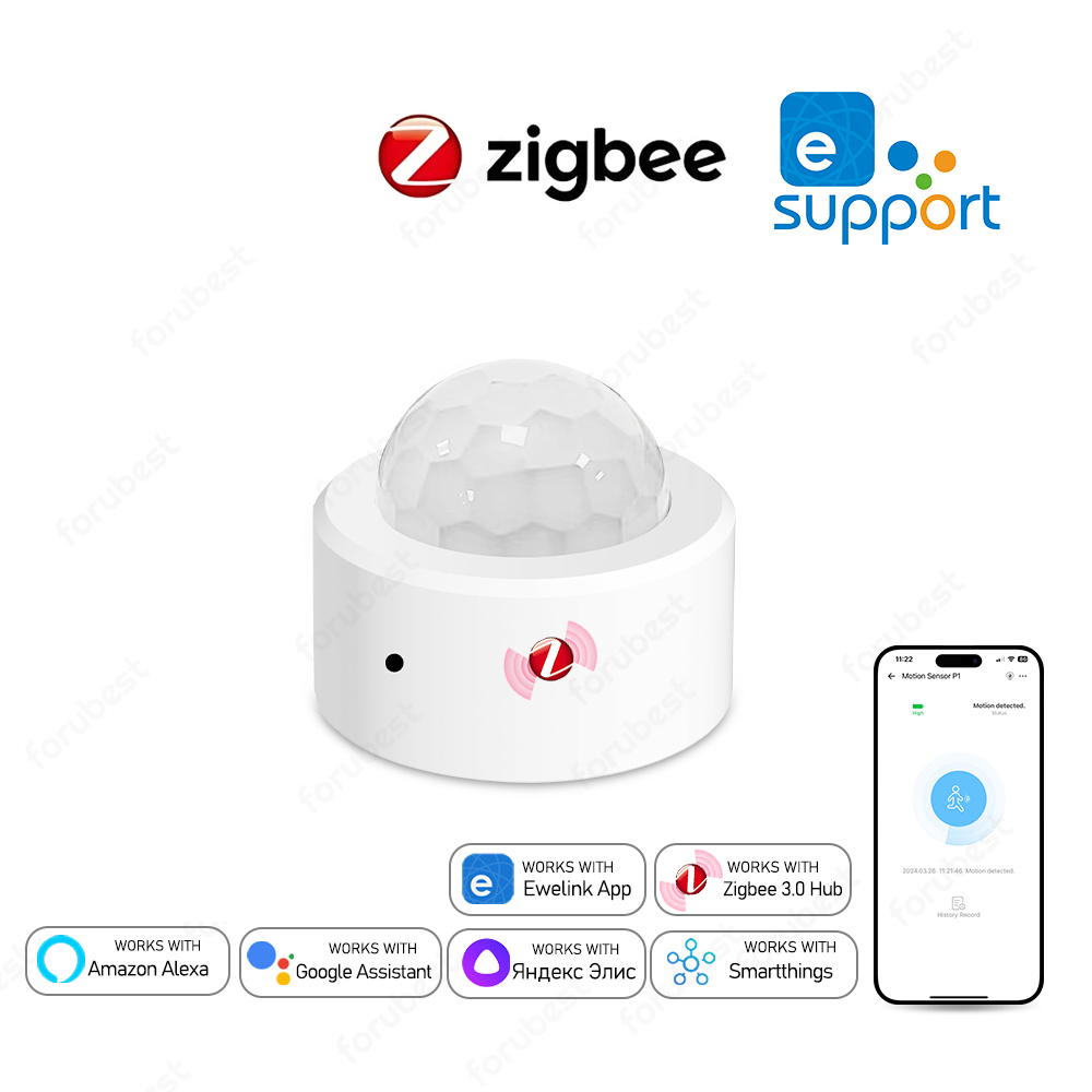 Smart Home Security - Zigbee 3.0 Czujnik ruchu człowieka Detektor