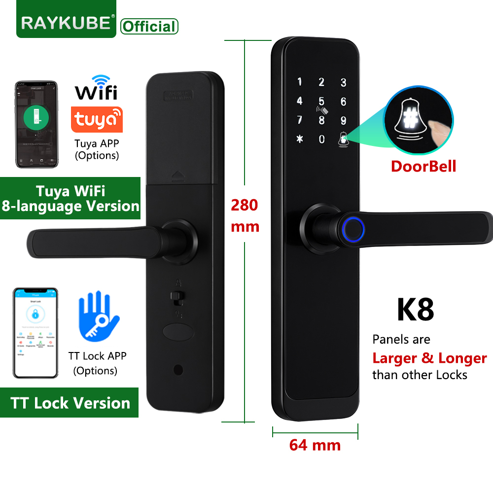 Smart Home Imou - RAYKUBE K8 inteligentny zamek do drzwi