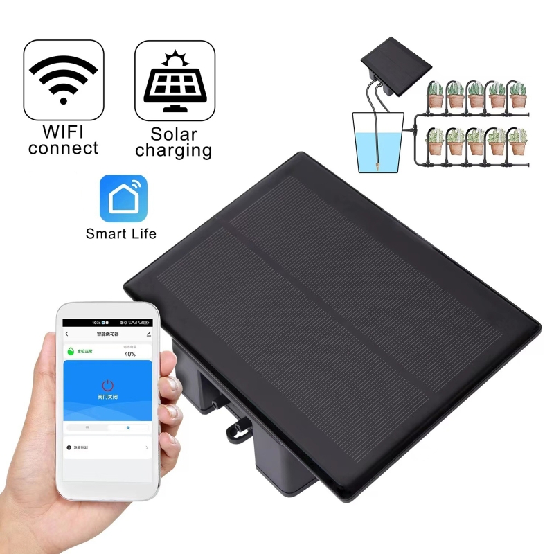 Smart Home Elements - Zestaw automatycznej nawadniarki WIFI Solar Aplikacja