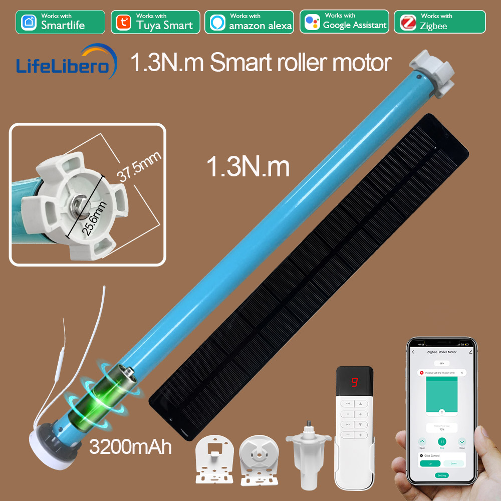 Smart Home Youtube - Boyarca 1.3N.m Akumulator Tuya Zigbee Roller