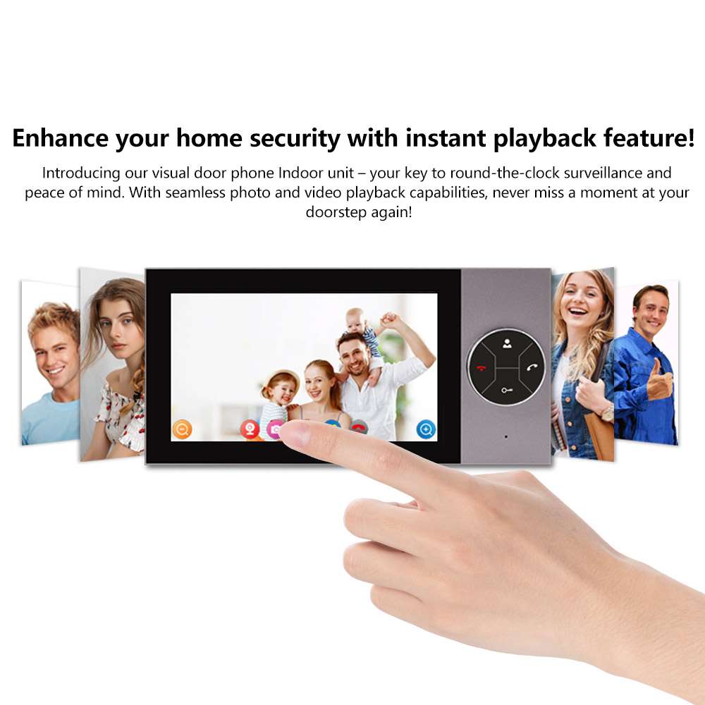 7-calowy ekran IPS 2MP 1080P T – Wifi Doorbell Camera recenzja i cena