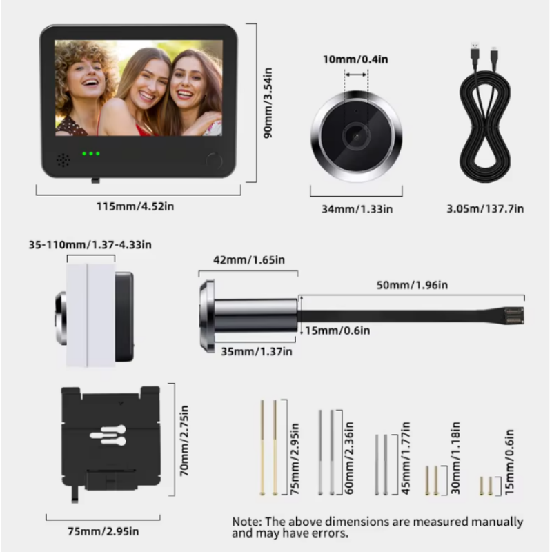 Danmini 4,3-calowy 2K Smart Li – Smart Home Battery Camera recenzja i cena