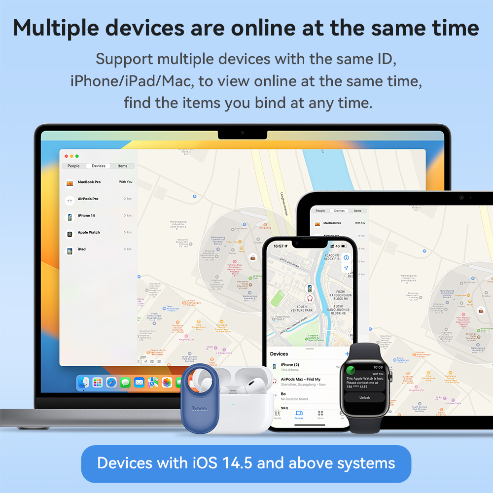 HOCO E94 Lokalizator Bluetooth – Smart Home Hub Apple recenzja i cena