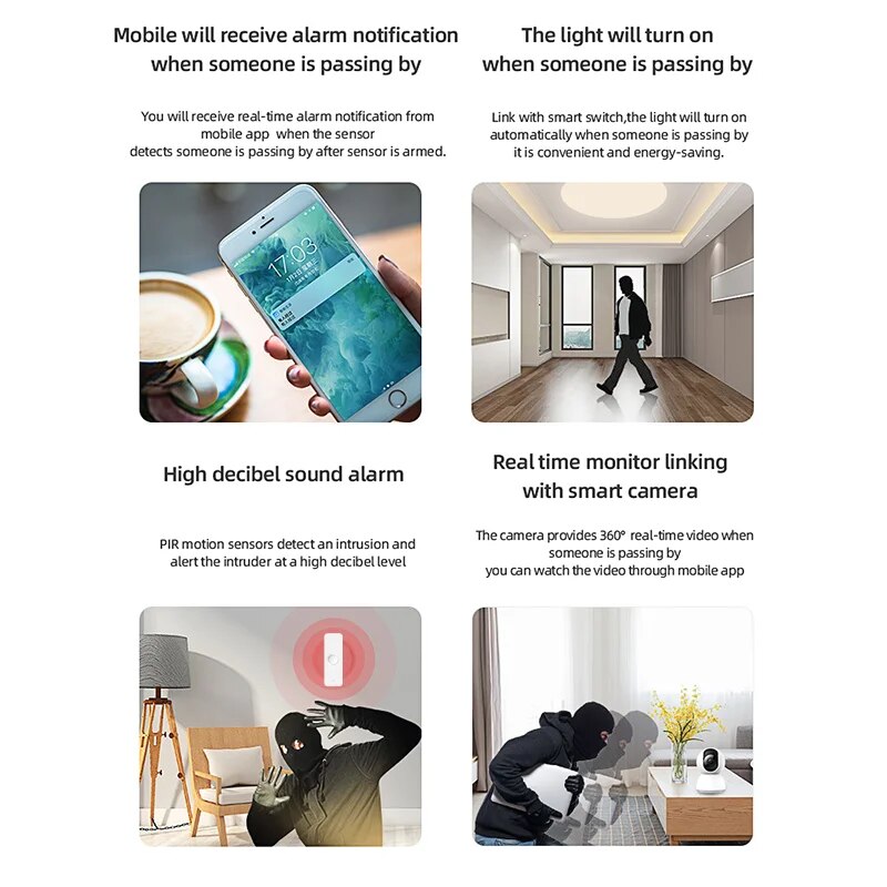 Tuya WiFi Zigbee PIR Motion Se – Smart Home Security recenzja i cena
