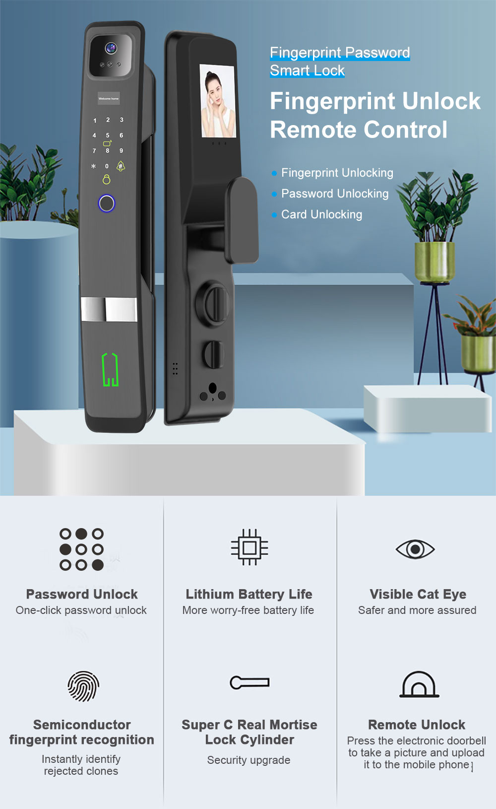 Inteligentny zamek do drzwi Tu – Wifi Doorbell Camera recenzja i cena