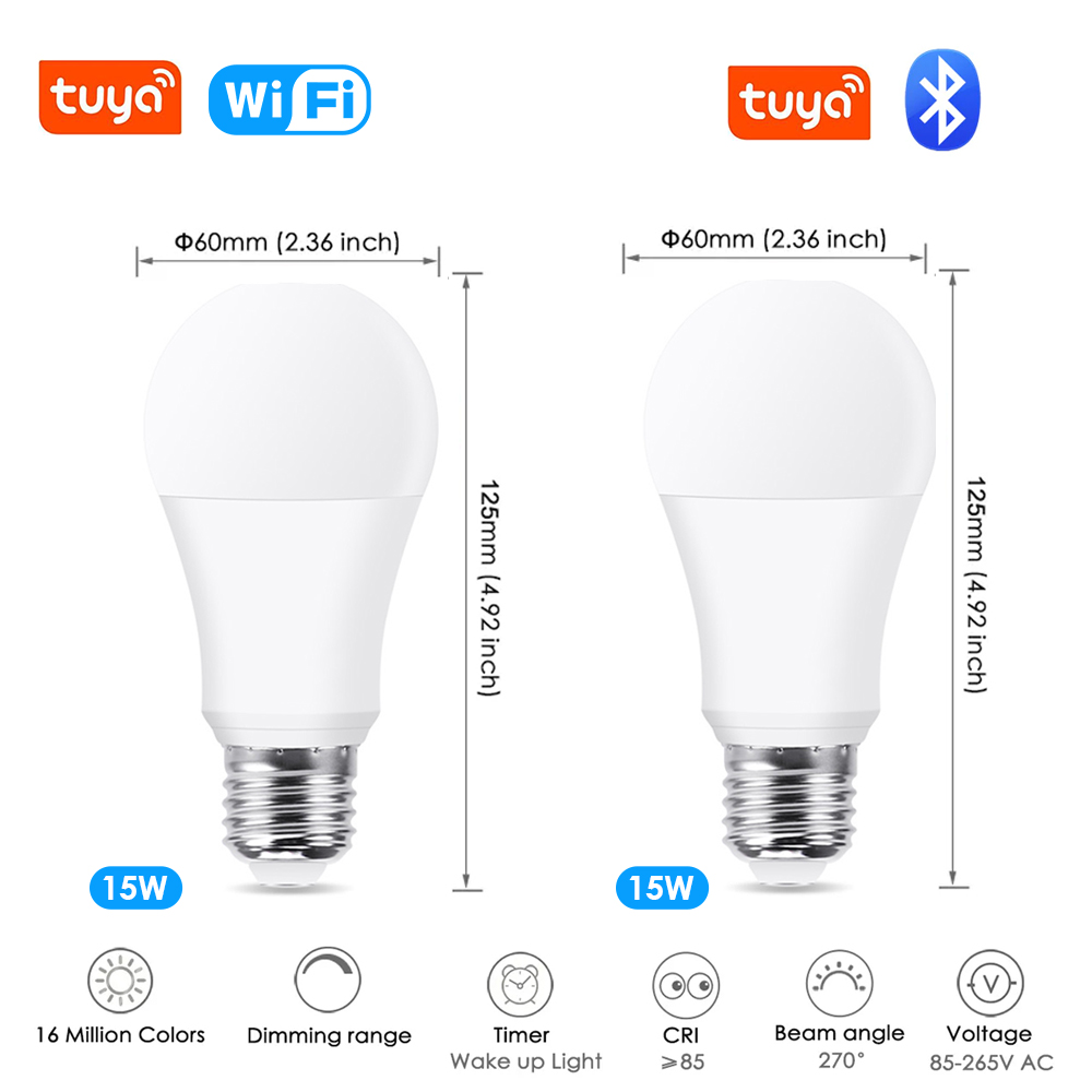 Tuya Wifi/Bluetooth Smart Bulb – Smart Home Yellow recenzja i cena