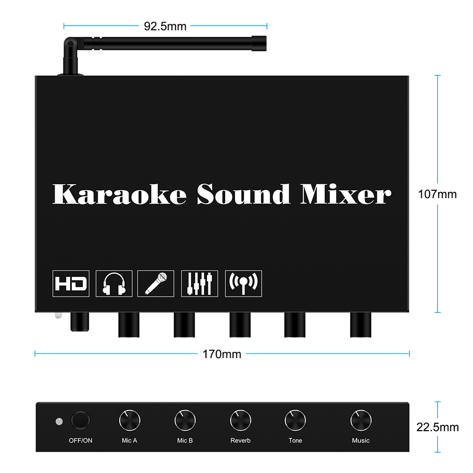 Mikser Karaoke HDMI Bezprzewod – Smart Home Pc recenzja i cena