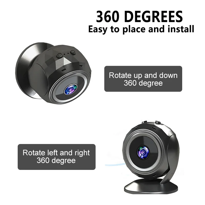Mini kamera Wi-Fi 360 °   Obro – Smart Home Kamera recenzja i cena