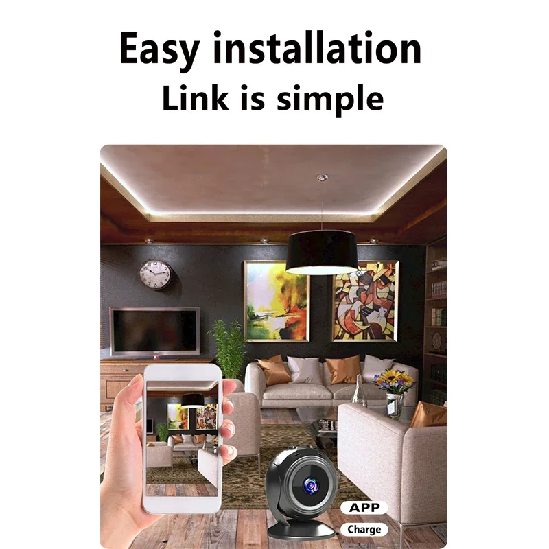 Mini kamera Wi-Fi 360 °   Obro – Smart Home Kamera recenzja i cena