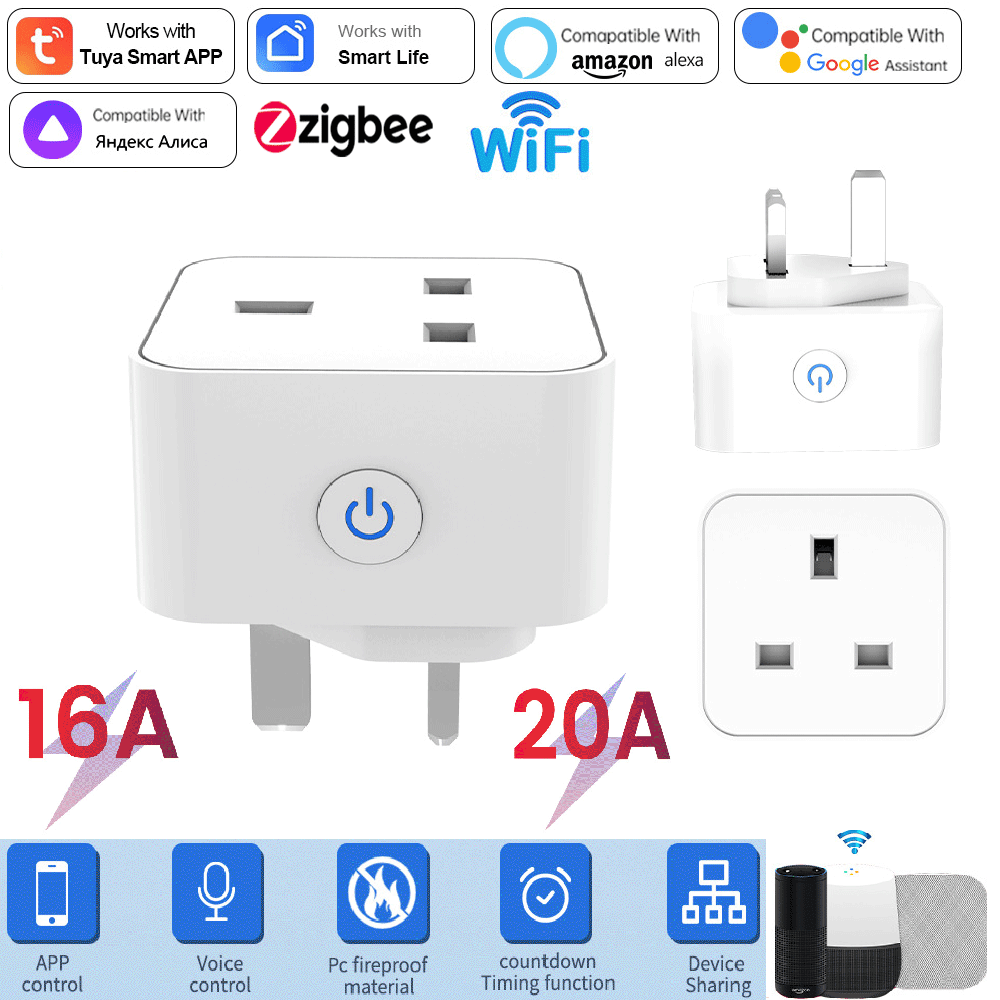 Inteligentne gniazdko Tuya 16A – Smart Home Setup recenzja i cena