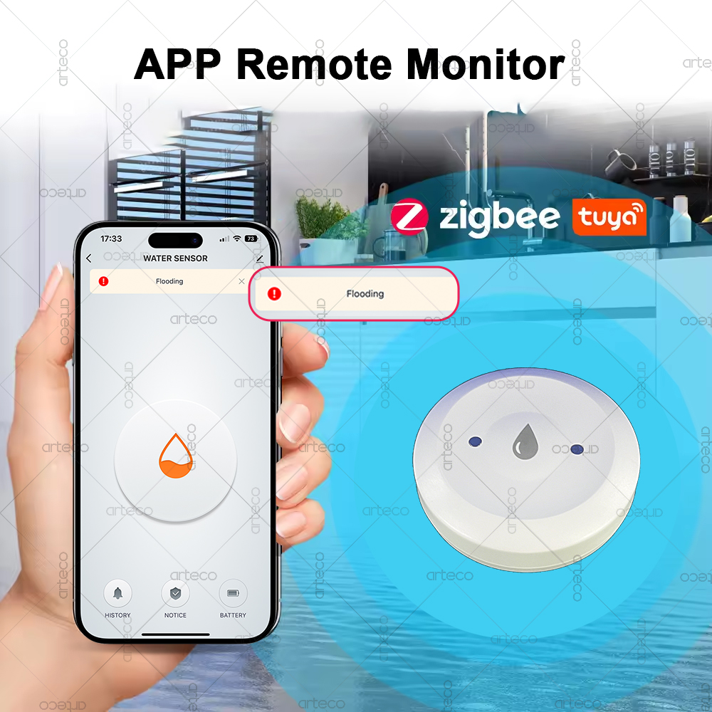 Czujnik zalania Tuya Smart Zig – Smart Home Setup recenzja i cena