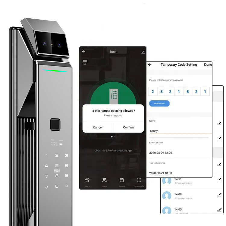 Inteligentny zamek do drzwi z  – Wifi Doorbell Camera recenzja i cena