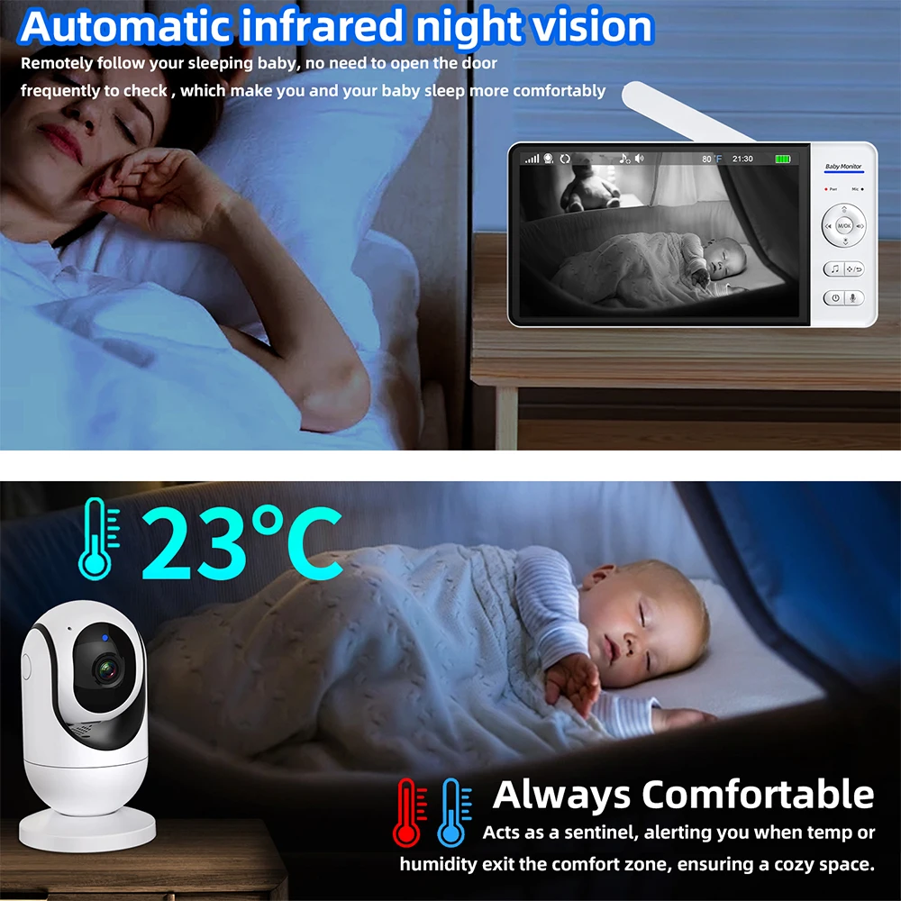 Niemasz WiFi 7-calowy Niania E – Smart Home Battery Camera recenzja i cena