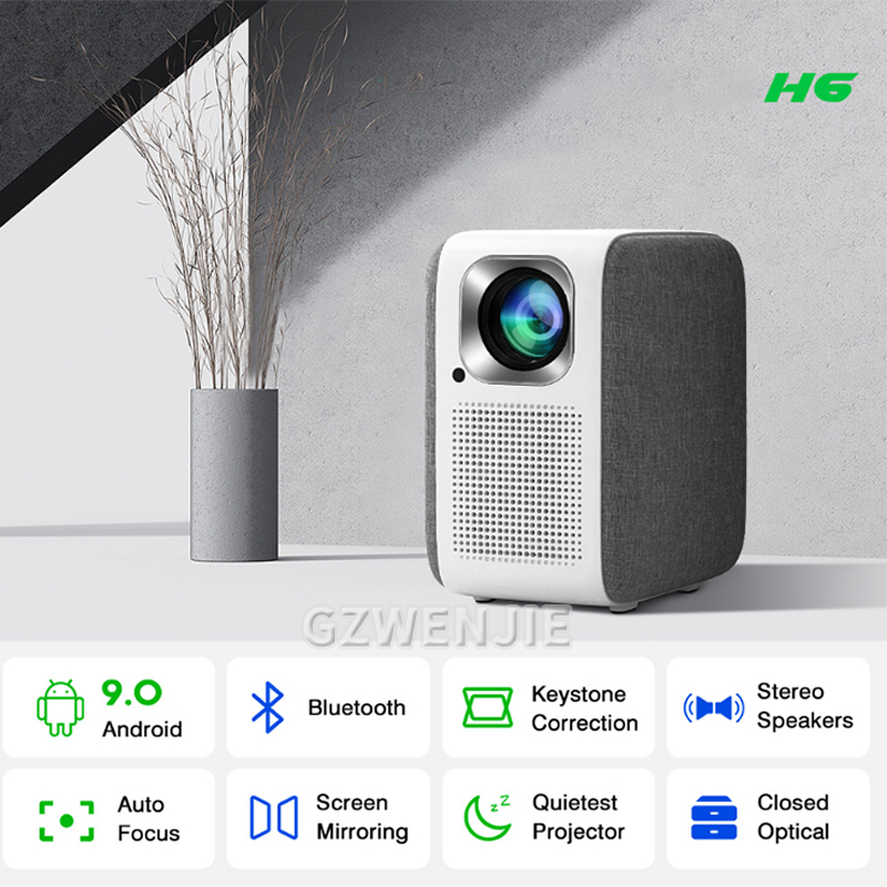 Mini Projektor H6 LED 1080P Fu – Smart Home Theater recenzja i cena