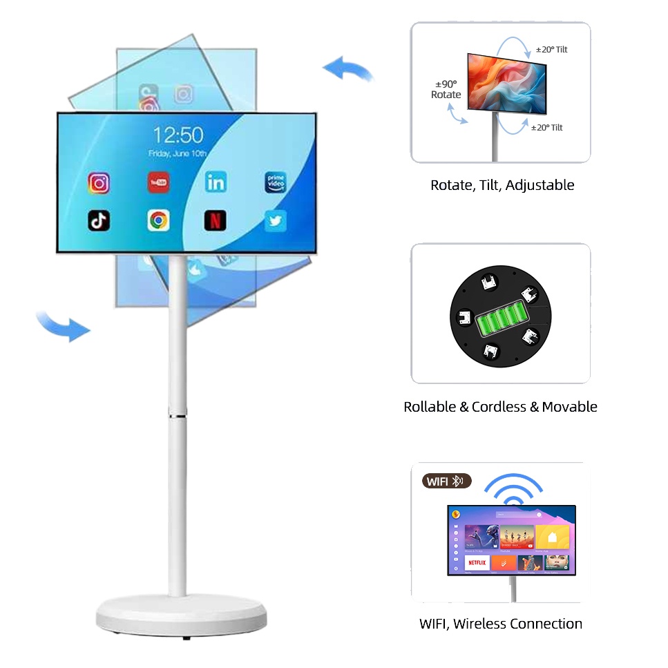 21,5-calowy ruchomy Smart TV z – Smart Home Pc recenzja i cena