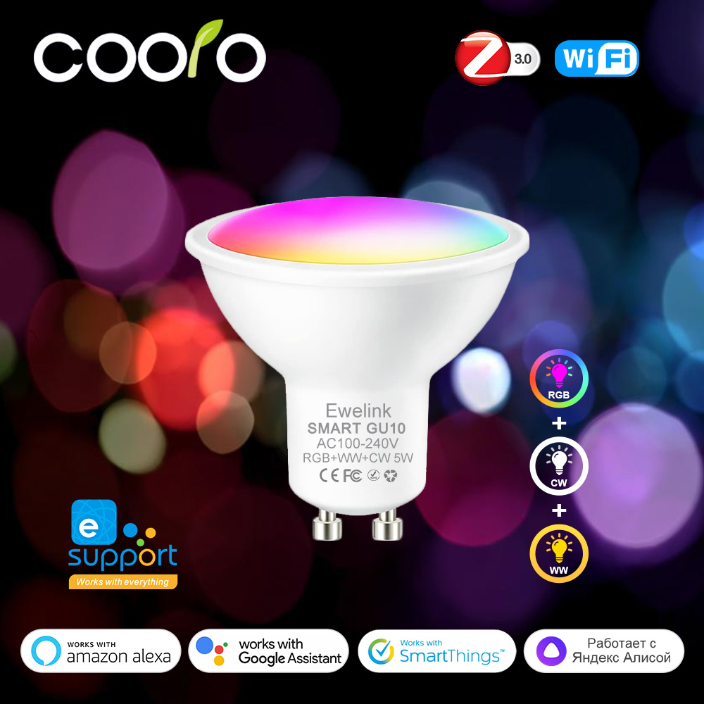 ZigBee GU10 WiFi Smart LED Lig – Smart Home Yellow recenzja i cena