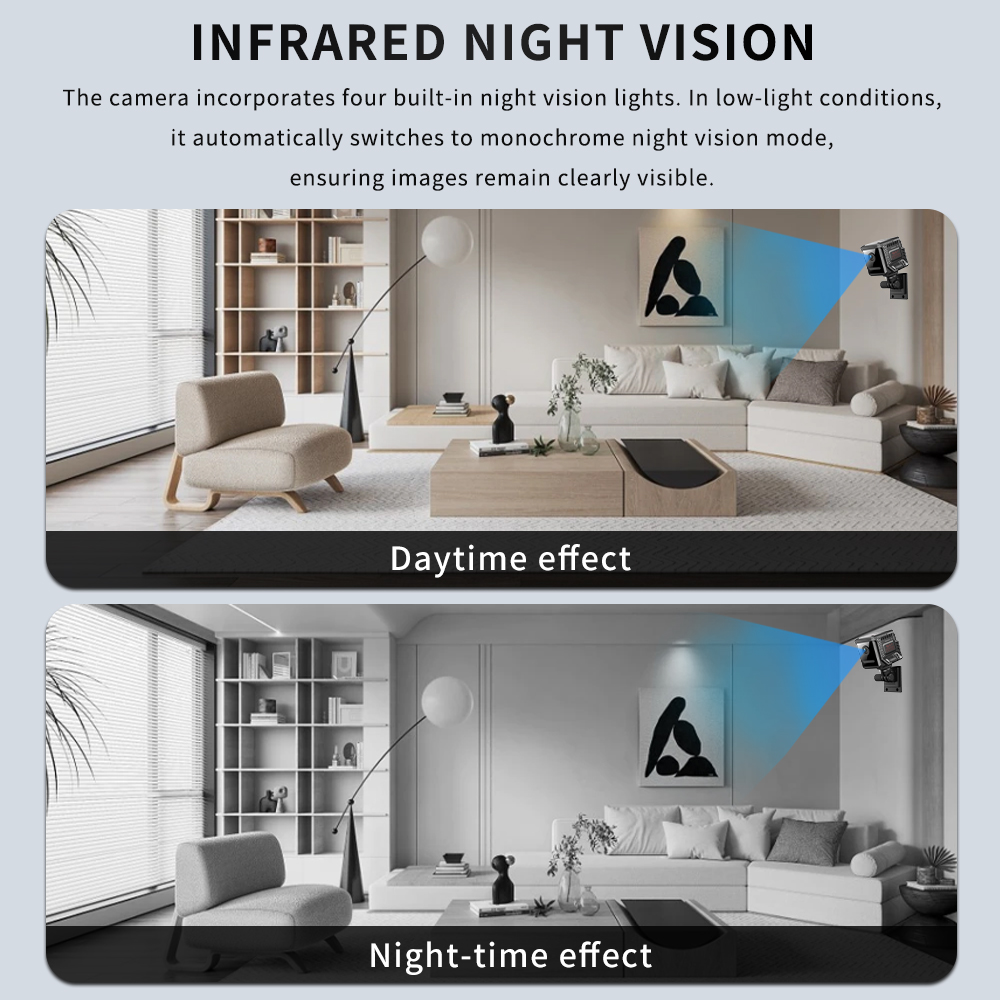 Nowa Mini Kamera Wifi HD 1080P – Smart Home Kamera recenzja i cena