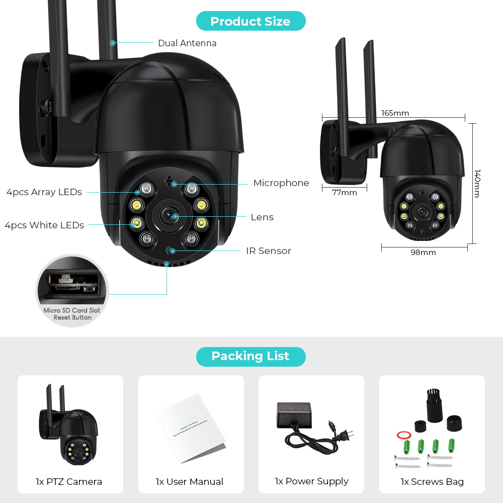 8MP zewnętrzna kamera bezpiecz – Smart Home Imou recenzja i cena
