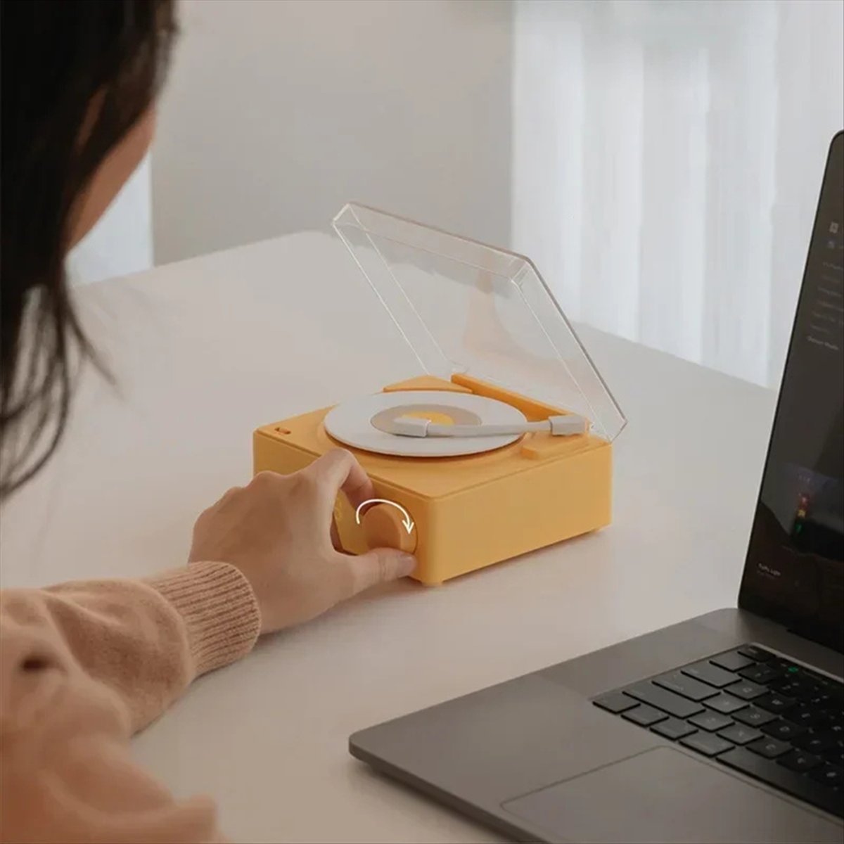T171C-Retro Vinyl Bezprzewodow – Smart Home Yellow recenzja i cena