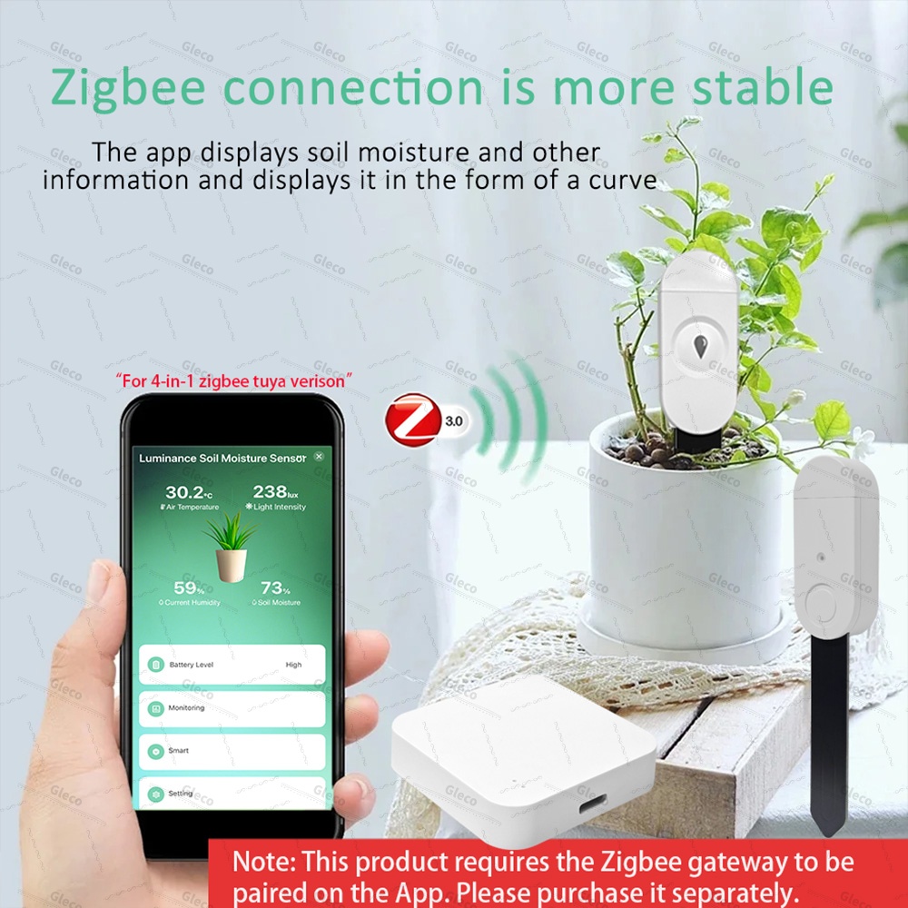 Czujnik wilgotności gleby Zigb – Smart Home Setup recenzja i cena