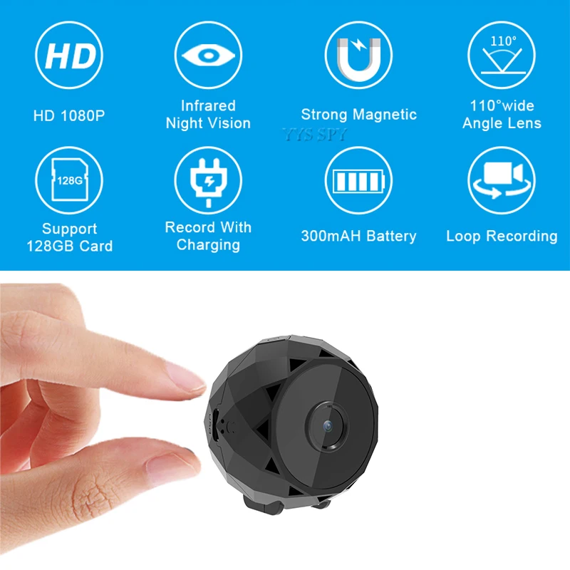 Mini kamera HD Night Vision Di – Smart Home Kamera recenzja i cena