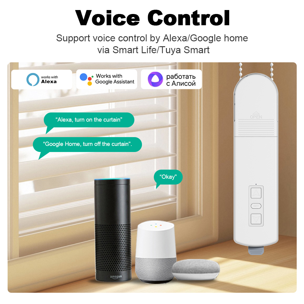 MANHOT Wifi DIY Inteligentny S – Smart Home Blinds recenzja i cena