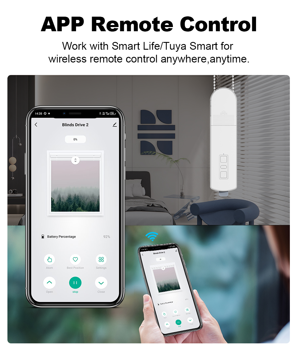 MANHOT Wifi DIY Inteligentny S – Smart Home Blinds recenzja i cena