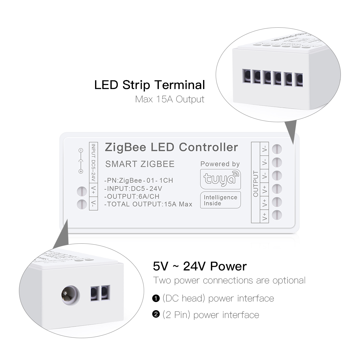 Zigbee 3.0 CCT RGBW RGB LED St – Smart Home Yellow recenzja i cena