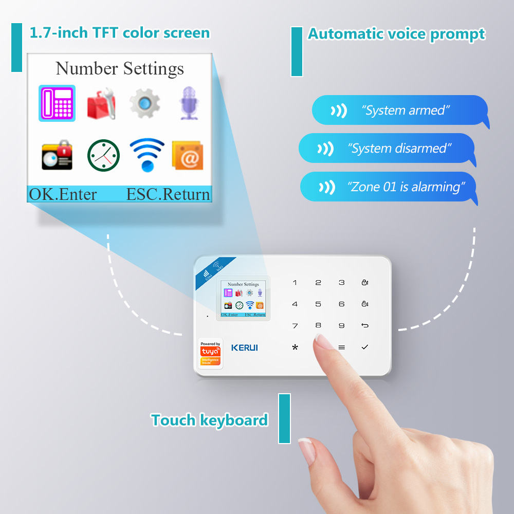 KERUI W181 System alarmowy Sec – Smart Home Video recenzja i cena
