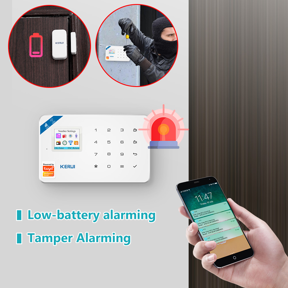 KERUI W181 System alarmowy Sec – Smart Home Video recenzja i cena