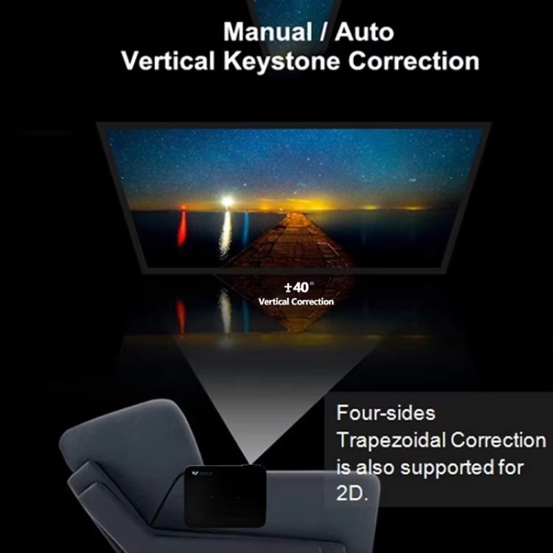 WOWOTO Przenośny Mini Projekto – Smart Home Theater recenzja i cena