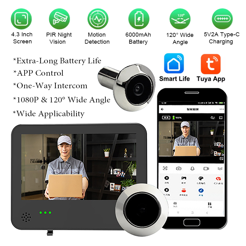 Inteligentny dzwonek wideo Tuy – Wifi Doorbell Camera recenzja i cena