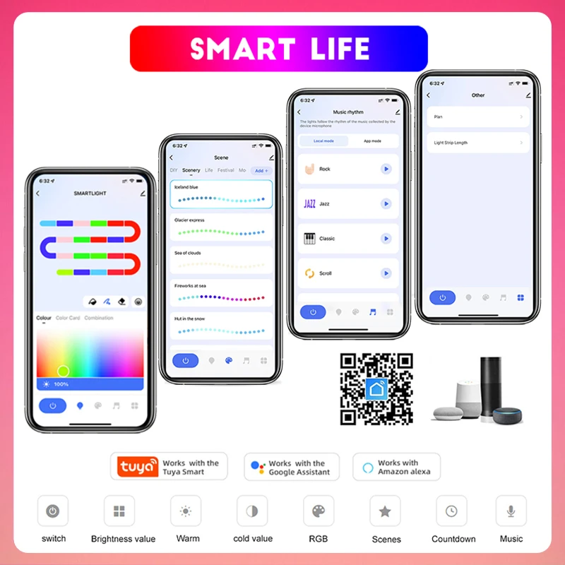 TUYA Neonowa taśma LED RGBIC E – Smart Home Yellow recenzja i cena